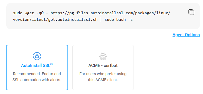 Getting Started with AutoInstall SSL ACME