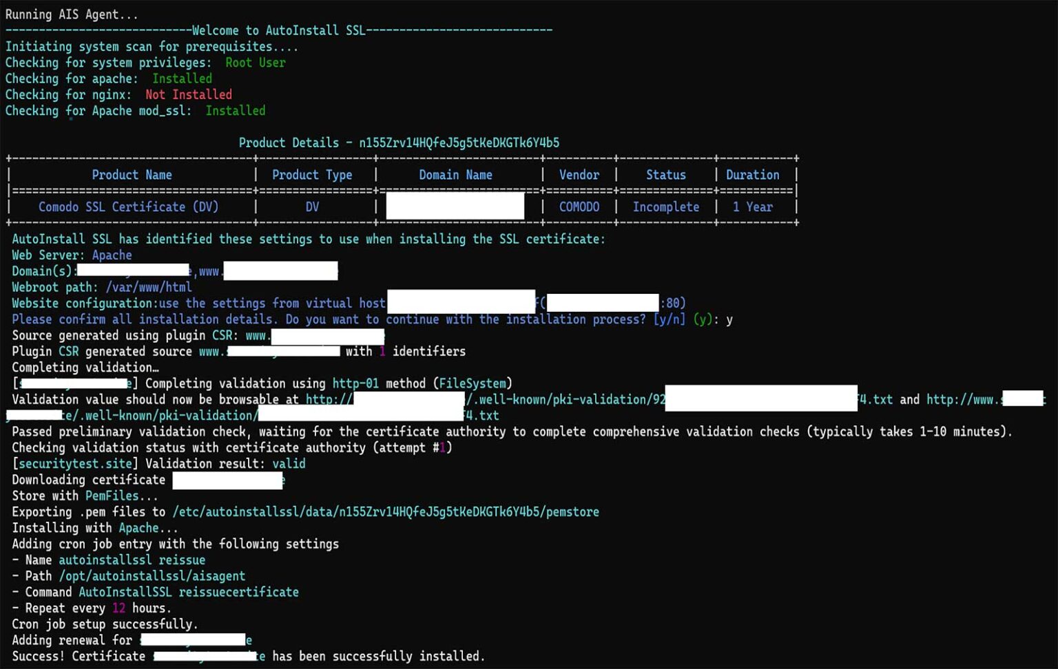 How to Install an SSL Certificate on CentOS 7 (Apache)