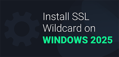 How to Install a Wildcard SSL Certificate on Windows Server 2025 (IIS)