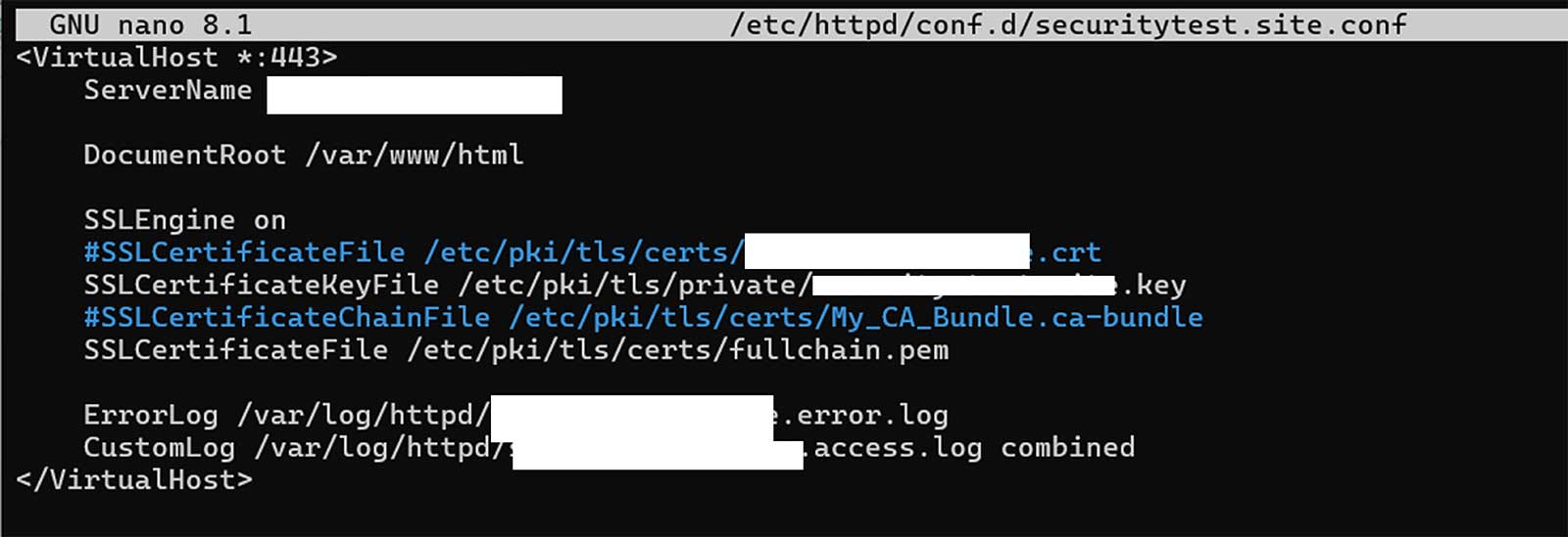How to Install an SSL Certificate on CentOS 7 (Apache)